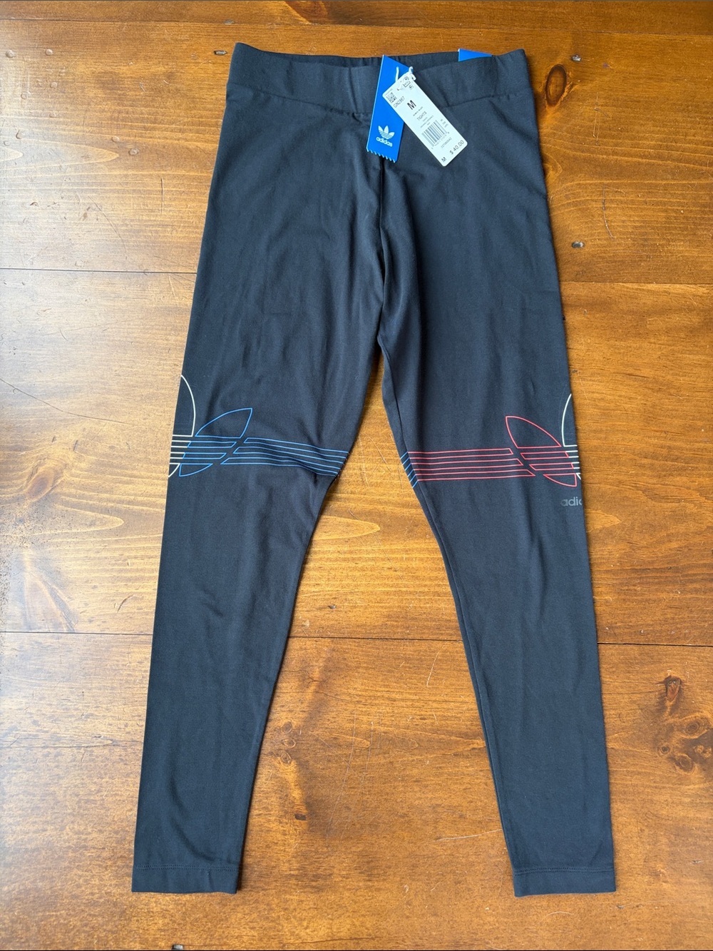 Adidas Mid Rise Tights Standard Length Sz M